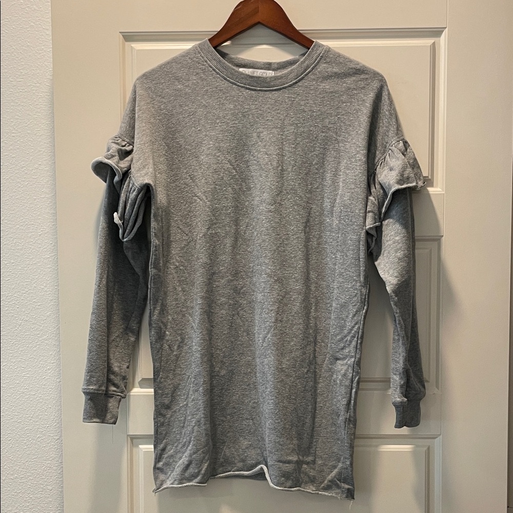 Planet Gold Heather Gray Knit Tunic Top